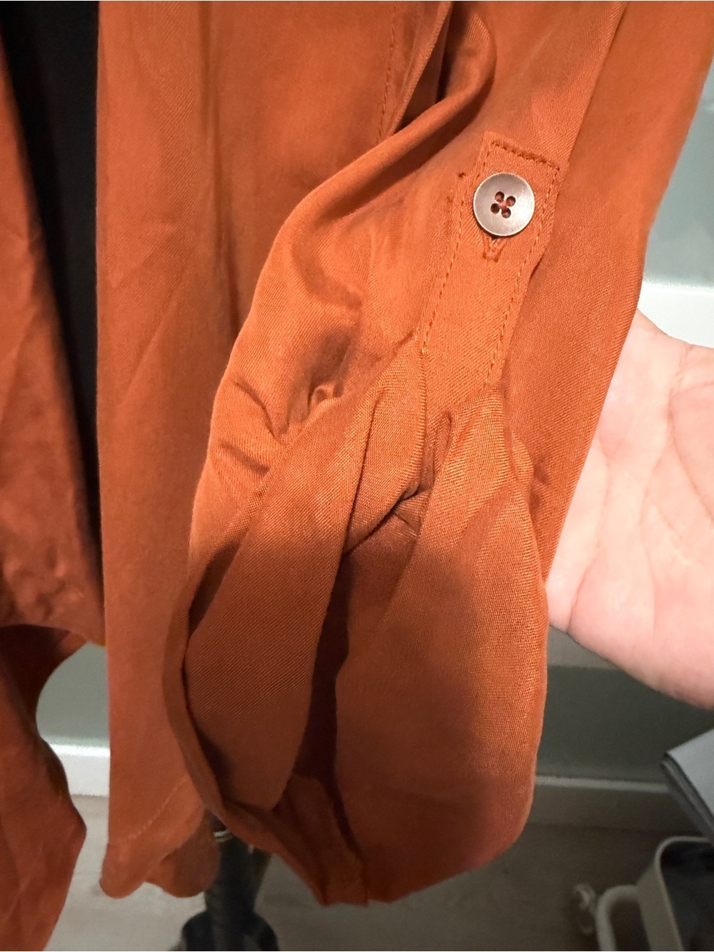 Reitman's Open Front Jacket Rust Orange - Picture 8 of 11